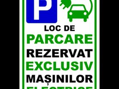Indicator pentru loc de parcarea  masinilor electrice